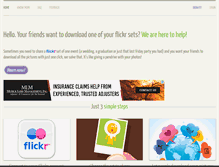 Tablet Screenshot of flickandshare.com